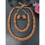 Temple South Indian Choker & Long Necklace Earring Combo