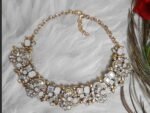 Swanky Diva Pink Color Highly Rhodium Plated Emerald Necklace for Women and Girls - Image 2