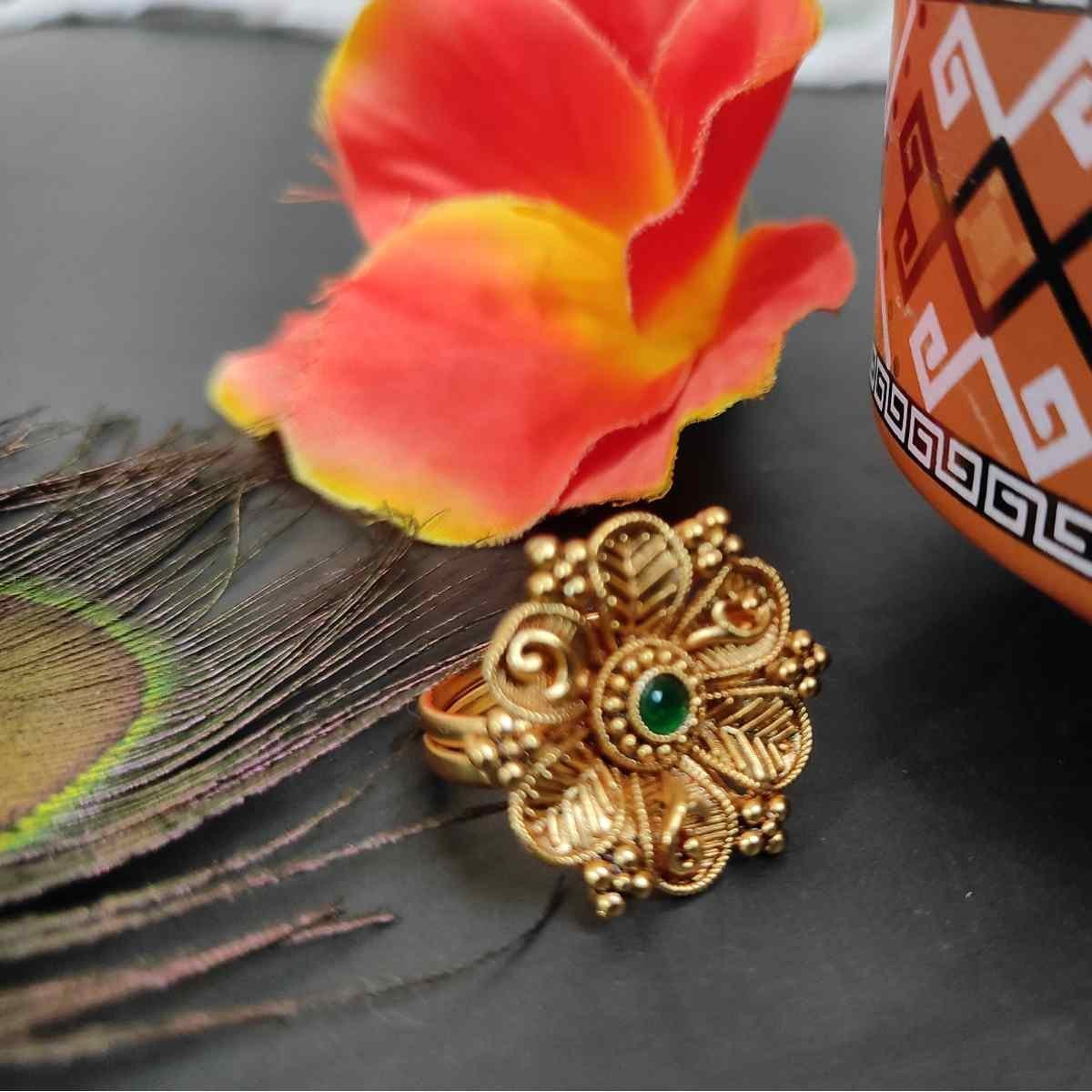 Rajwadi polish Ring