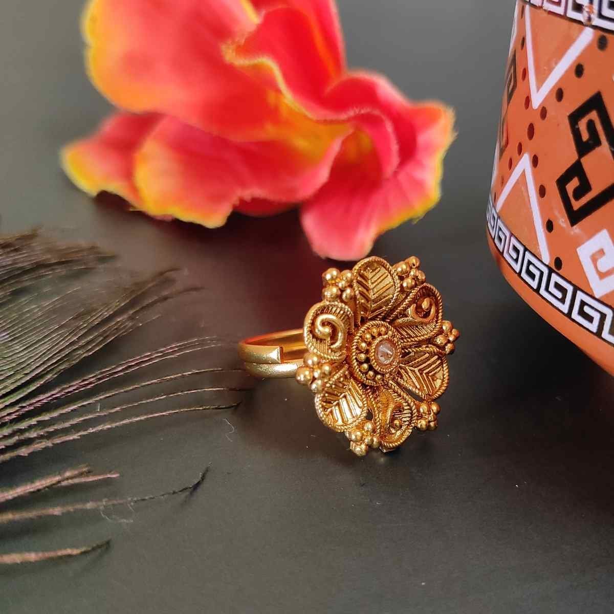 Rajwadi polish Ring