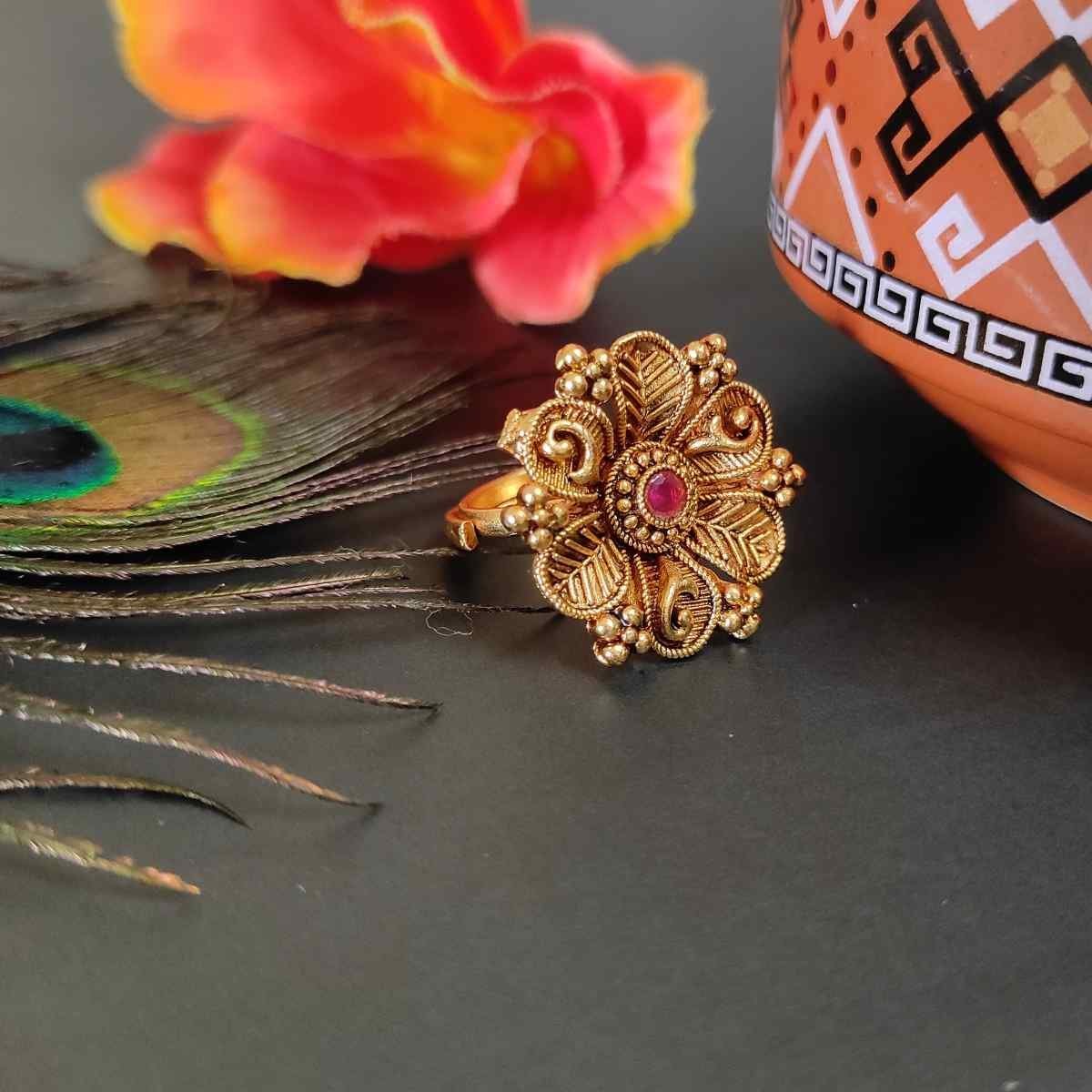 Rajwadi polish Ring