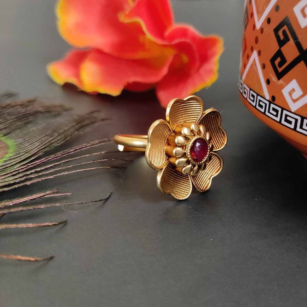 Rajwadi polish Ring