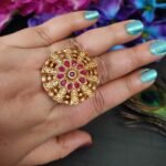 Rajwadi Gold Plated Ring - Image 2