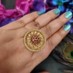 Rajwadi Gold Plated Ring - Image 2