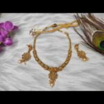 Swanky Diva Gold Plated Kundan & Pearls Necklace and Earrings Jewellery Set - Image 2